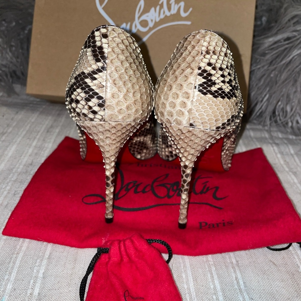 Christian Louboutin Python Pumps100 Mm - image 7
